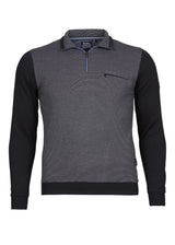 Troyer-Sweatshirt in Dessinmix