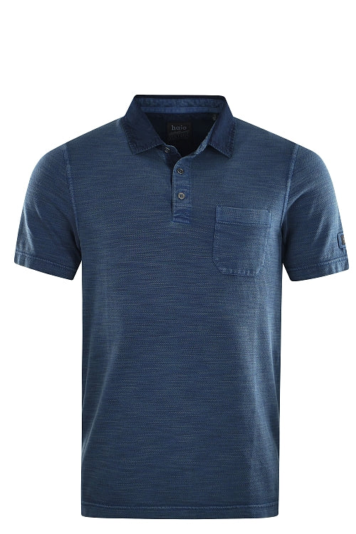 Herren Poloshirt Popcorn-Struktur - 27387-638-48 - Hajo Mode