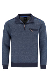 Troyer-Sweatshirt in Mouline - 27445-668-48 - Hajo Mode