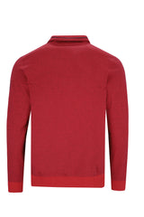 Sweatshirt in Jaspé-Garn mit Zip - 27447-638-50 - Hajo Mode