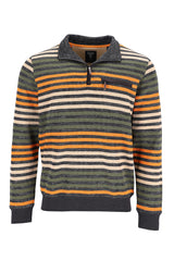 Geringeltes Sweatshirt in Effektgarn - 27449-102-48 - Hajo Mode