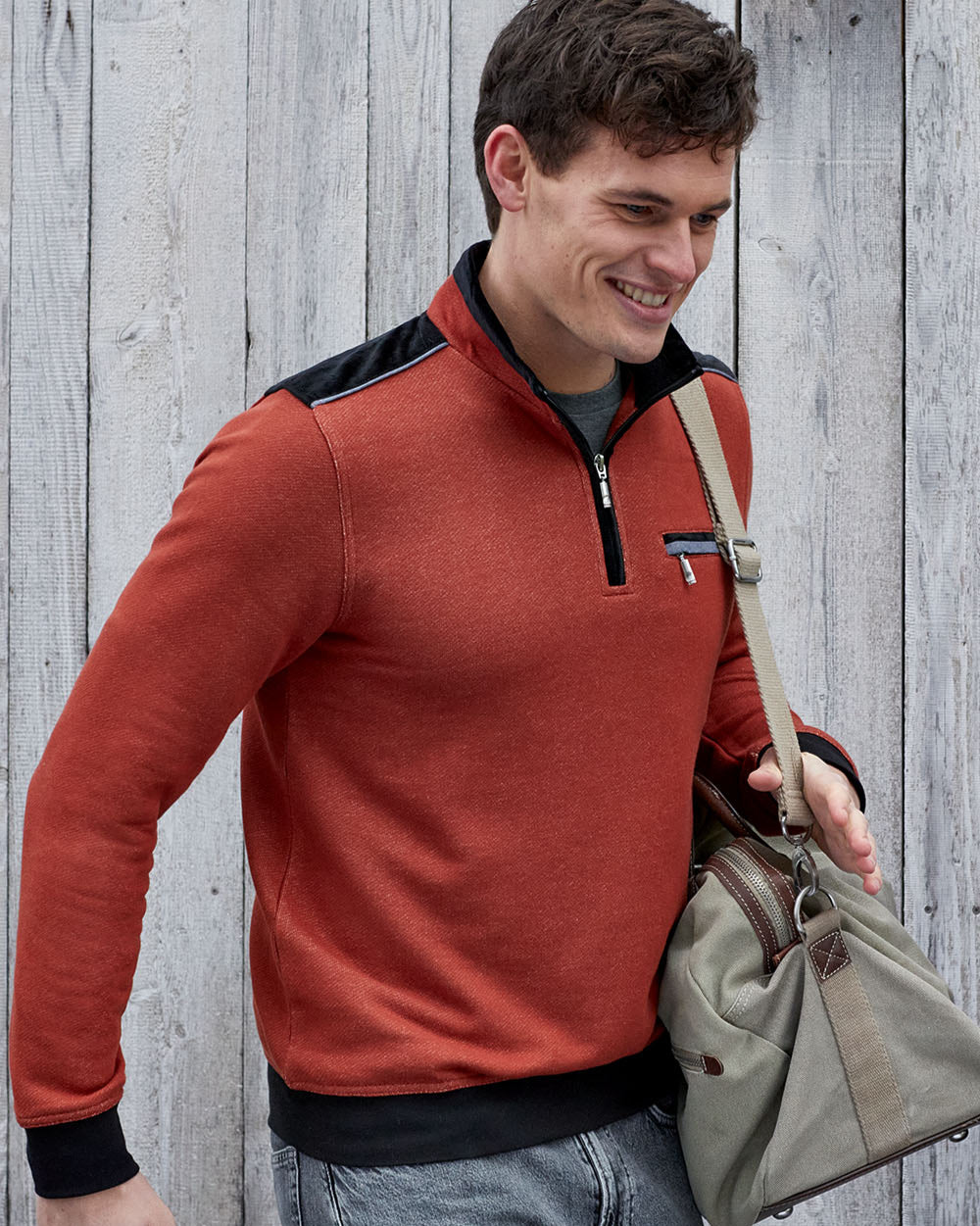 Sweatshirt in Doubleface - 27458-331-48 - Hajo Mode