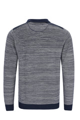 Gestreifter Troyer-Pullover in Effektgarn - 27481-609-48 - Hajo Mode