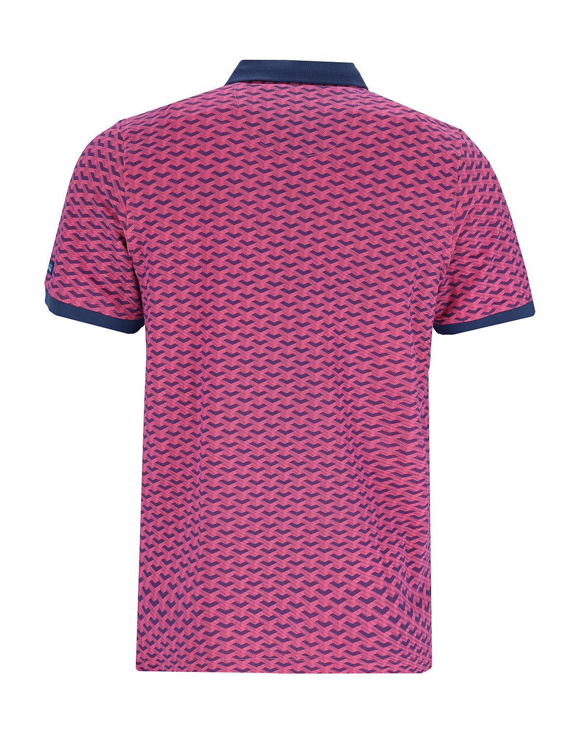 Piqué-Polo mit ’Escher’-Print allover - 27533-312-48 - Hajo Mode