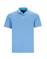 Piqué-Poloshirt in Farbeffekt allover - 27535-680-48 - Hajo Mode