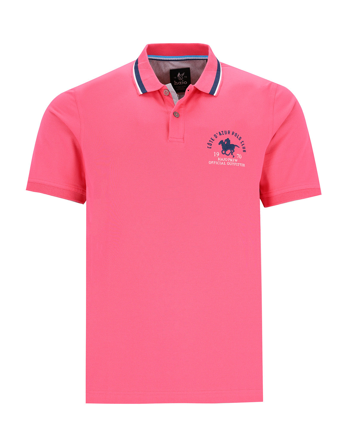 Piqué-Poloshirt mit Bruststickerei - 27551-312-48 - Hajo Mode