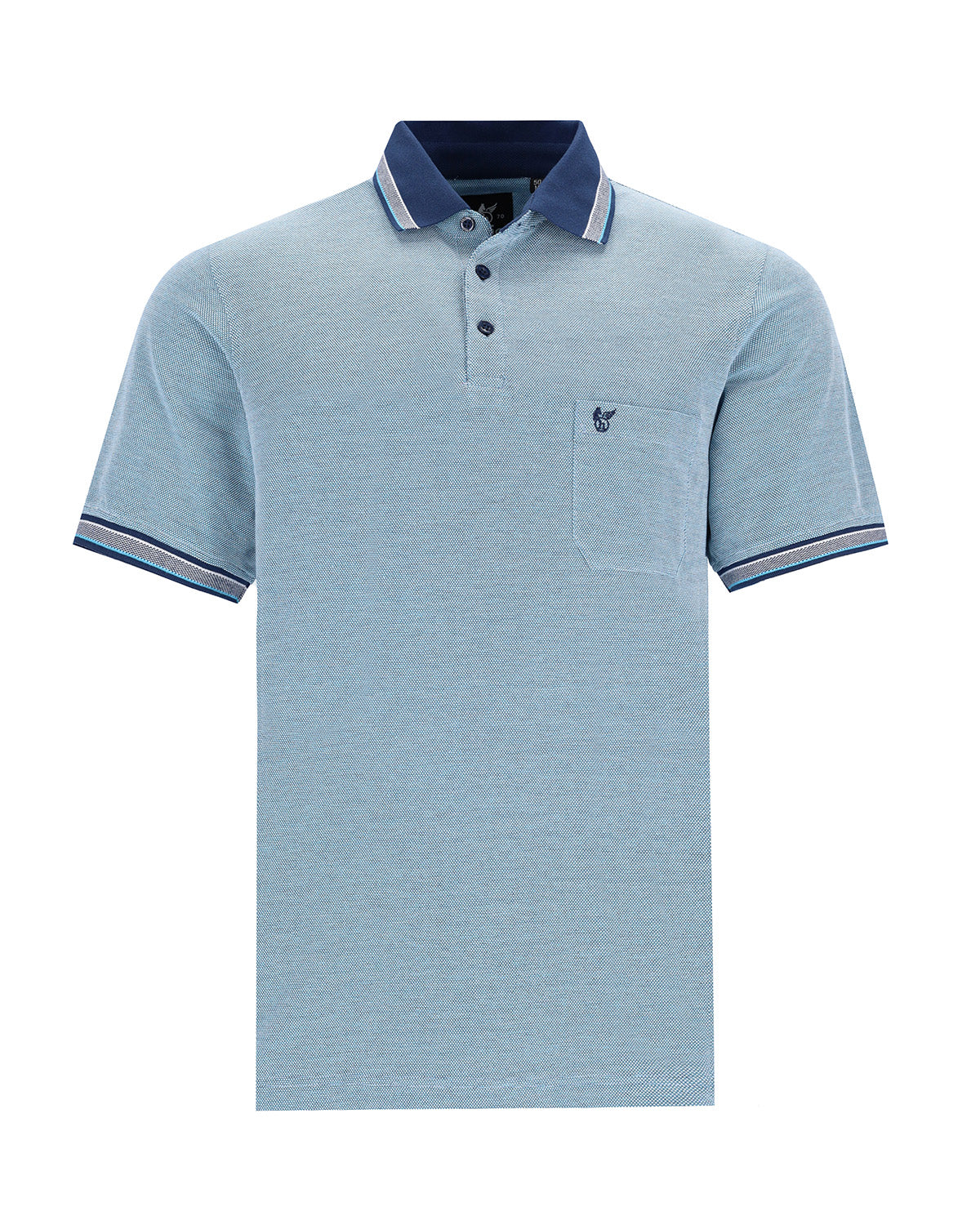 Poloshirt in Dreitonoptik - 27563-680-48 - Hajo Mode