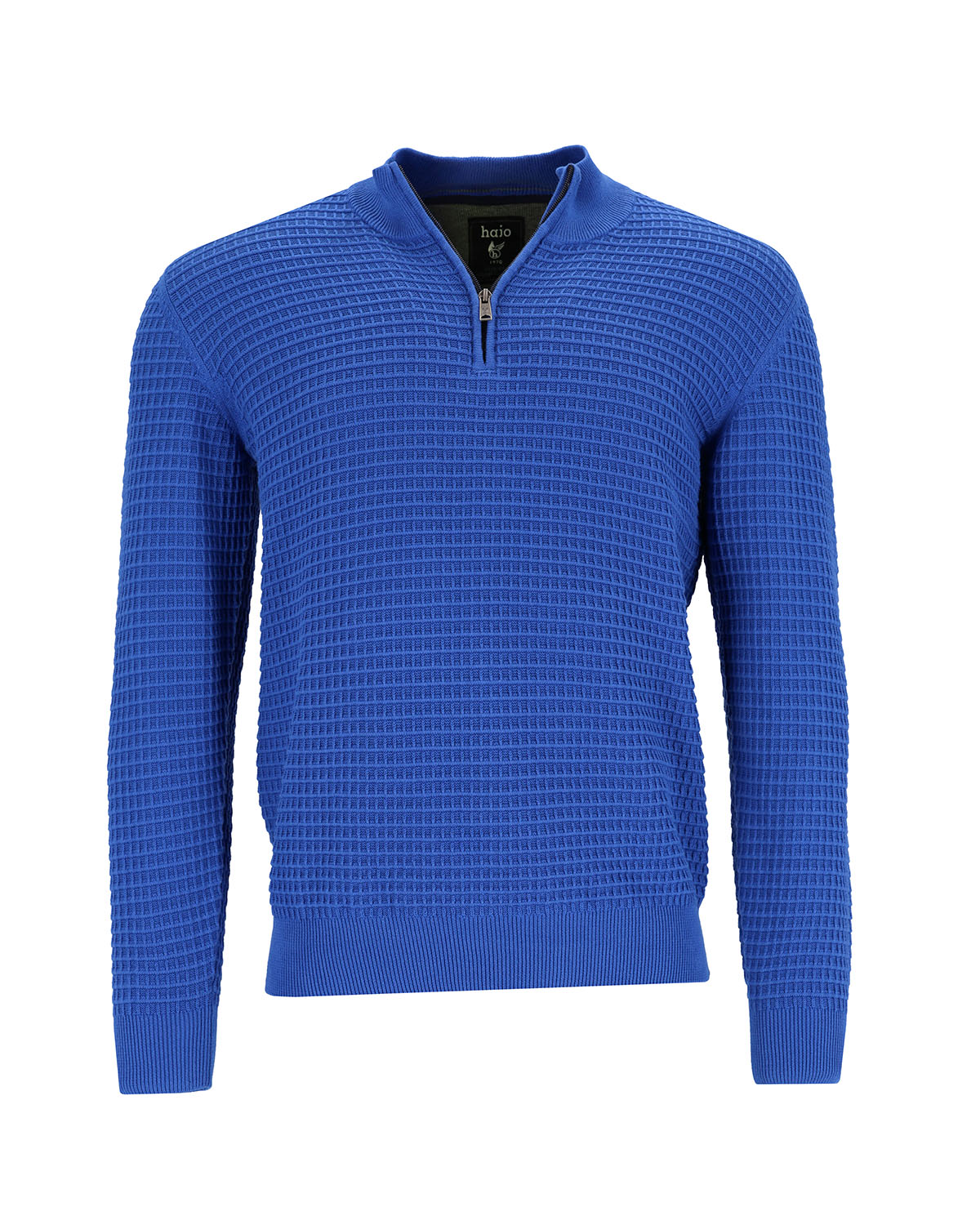 Strukturierter Pullover mit Stehkragen - 27618-663-48 - Hajo Mode