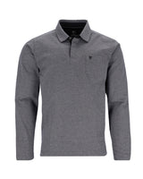 Jacquard-Polo mit verdeckter Knopfleiste - 27633-100-48 - Hajo Mode