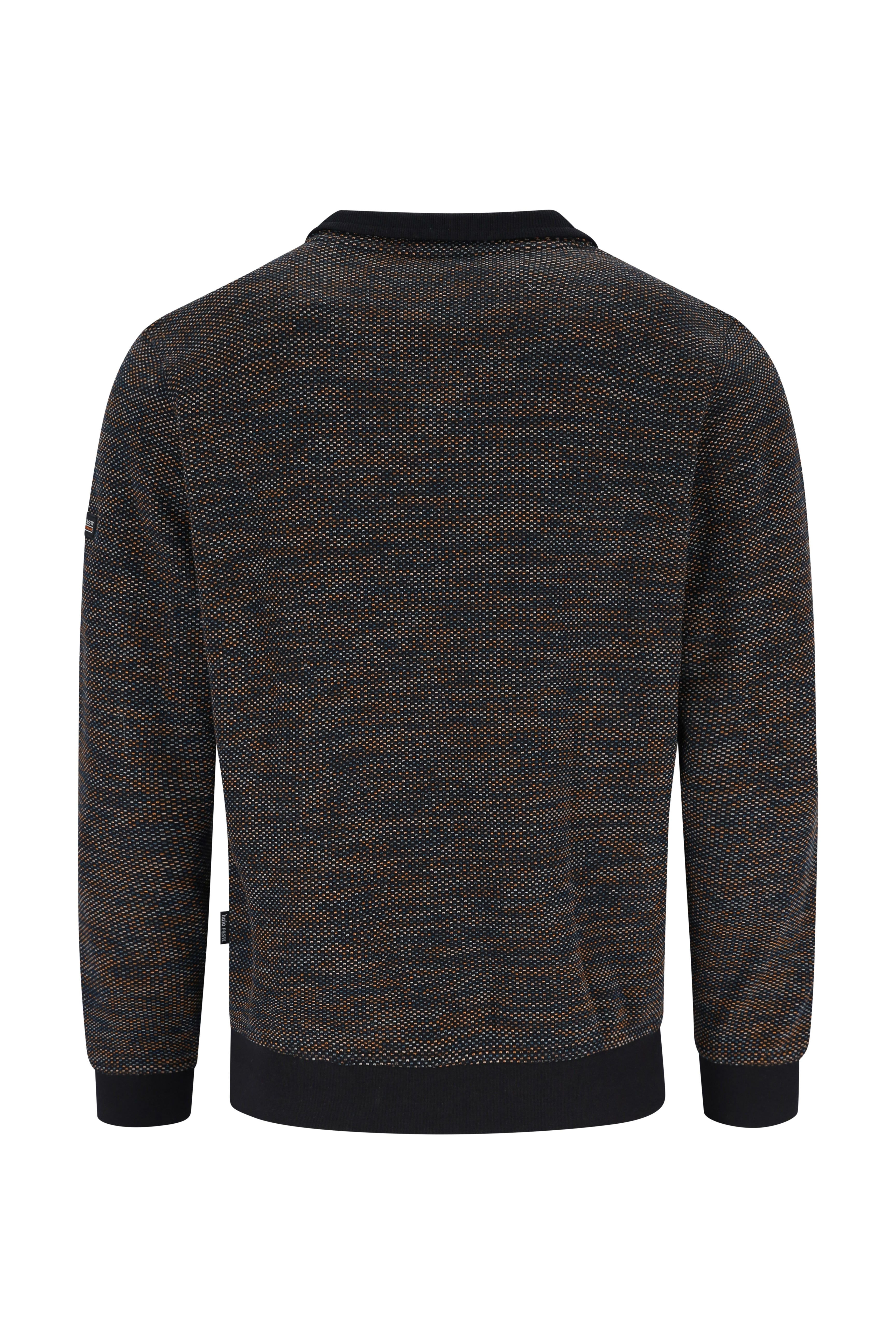 Stehkragen-Sweatshirt mit "Spots" allover