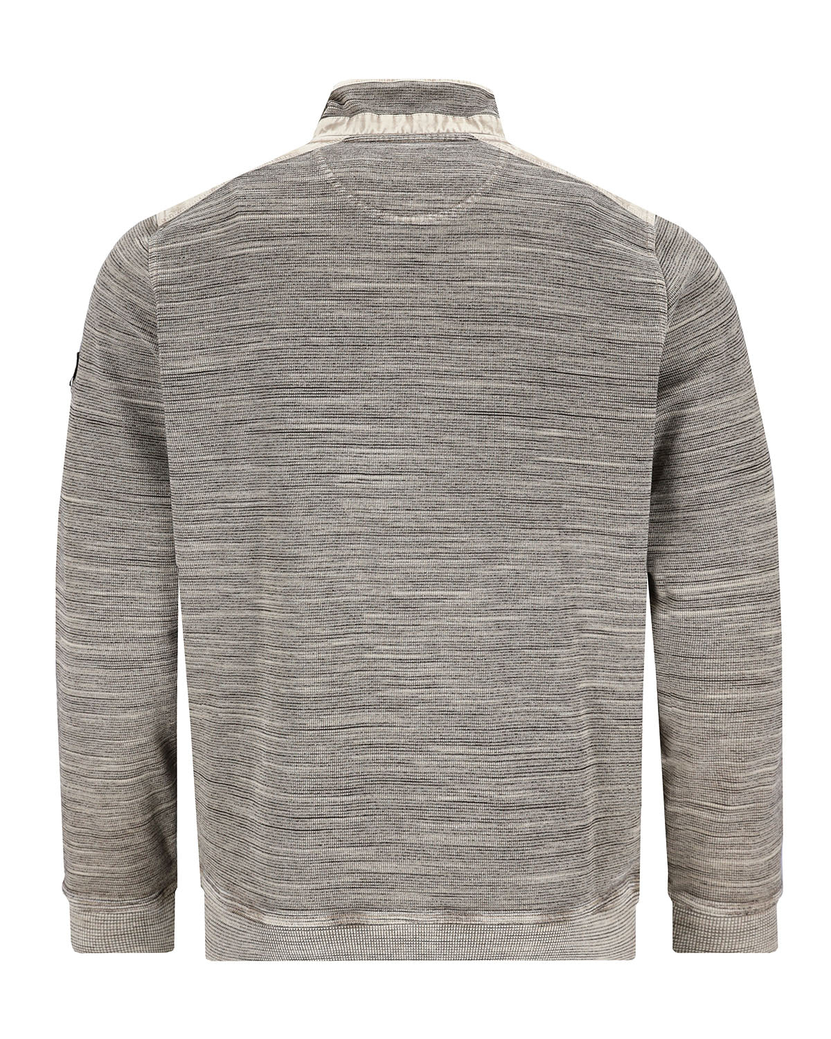 Washer-Sweatshirt mit Troyerkragen - 27683-511-48 - Hajo Mode