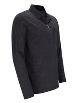 Schwarzer Leopard-Print-Reißverschluss-Pulli