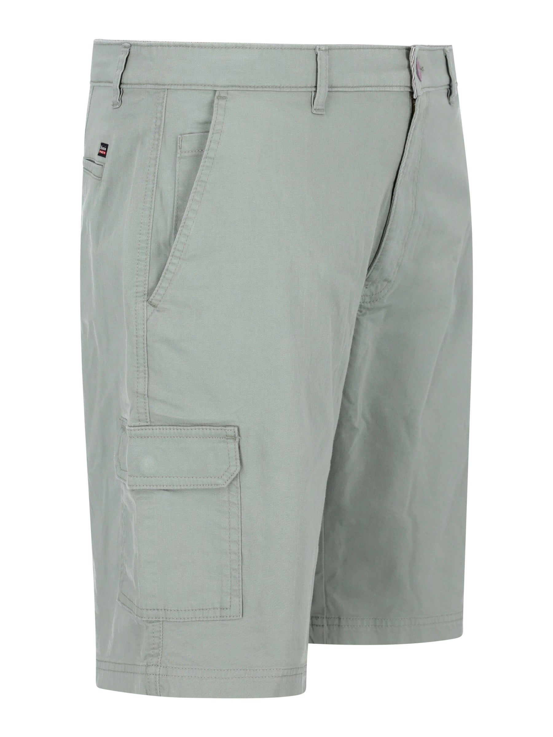 elastische Bermudashort mit Cargotaschen