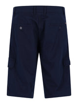 elastische Bermudashort mit Cargotaschen