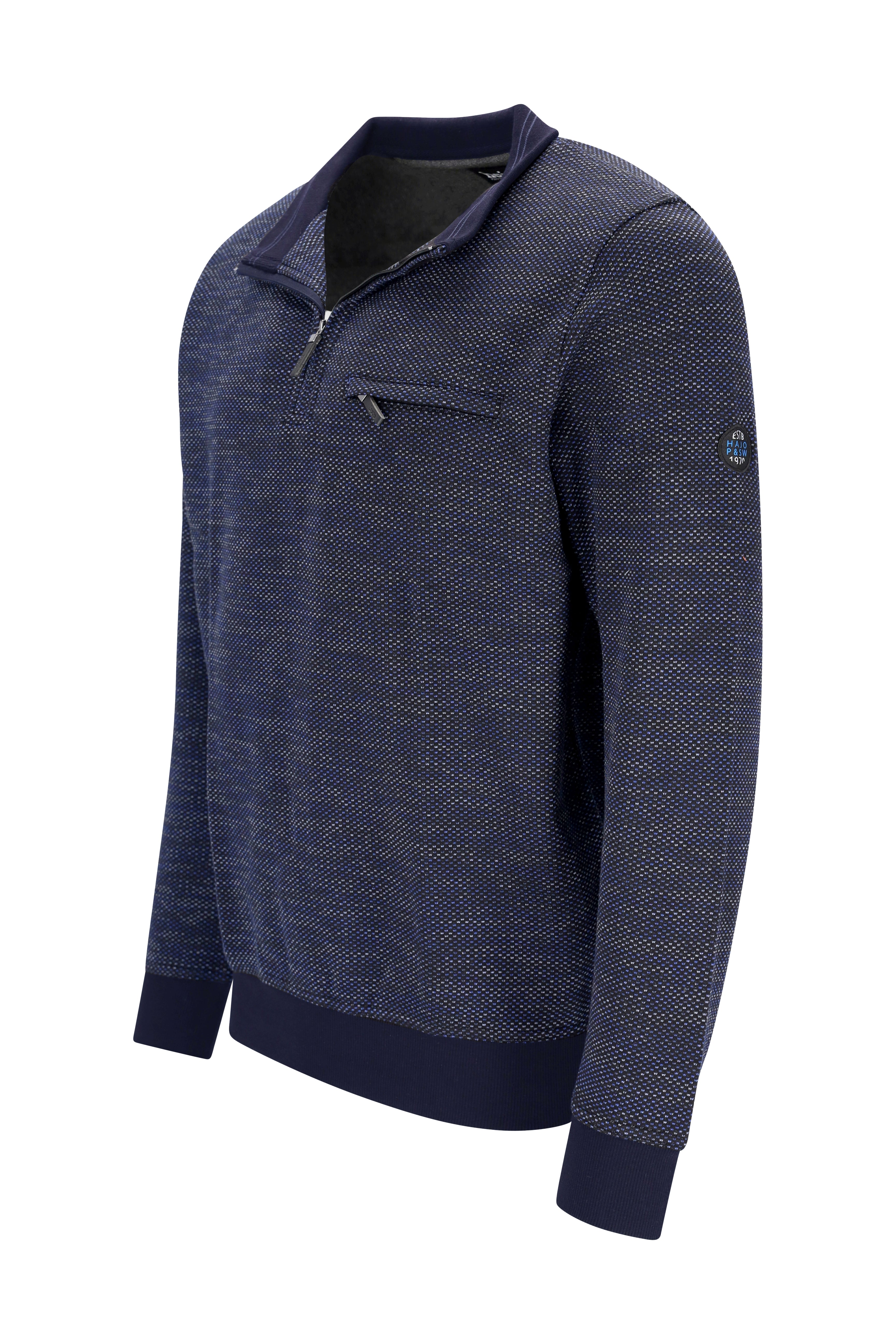 Stehkragen-Sweatshirt mit "Spots" allover - stay fresh-Qualität