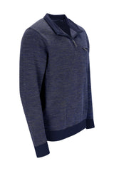 Stehkragen-Sweatshirt mit "Spots" allover - stay fresh-Qualität