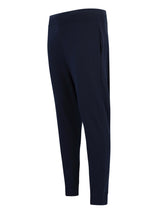 Marineblaue Jogginghosen mit elastischem Bund und Seitentaschen.