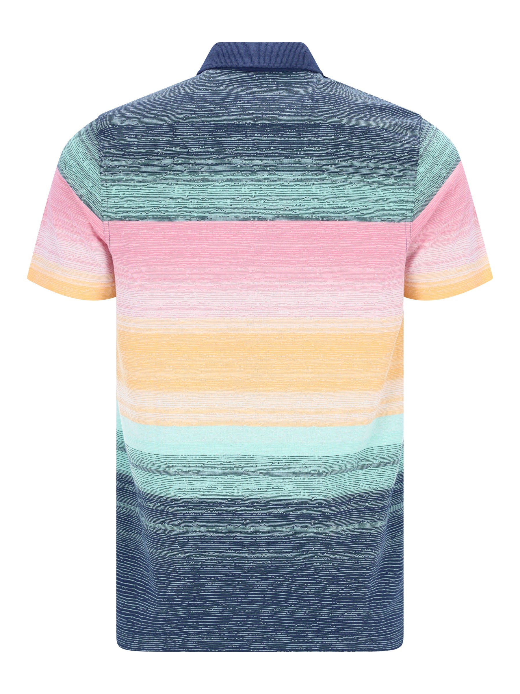 Poloshirt in multicolor Jacquardstreifen - stay fresh-Qualität