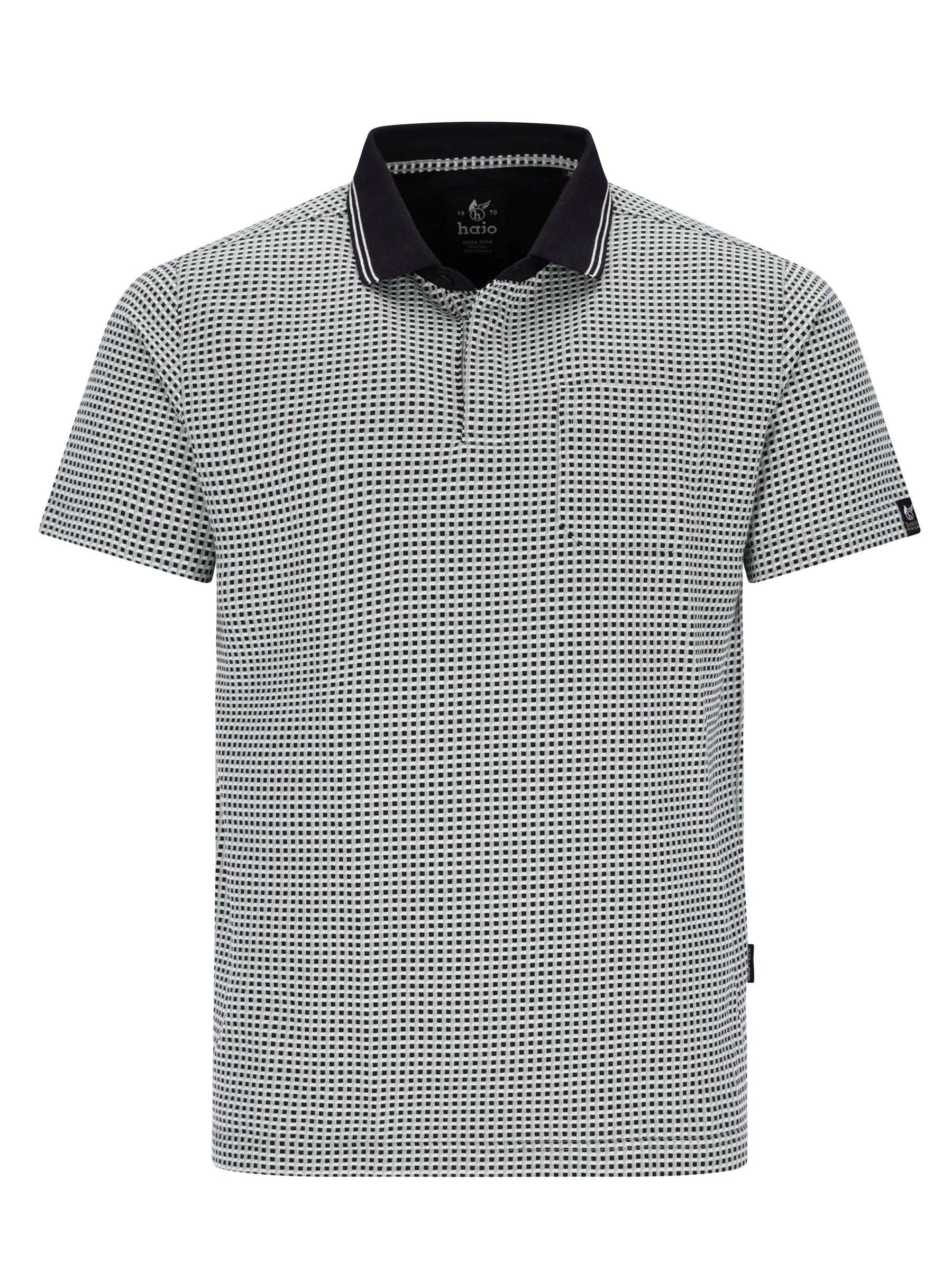 Jacquardpolo in stay fresh-Qualität