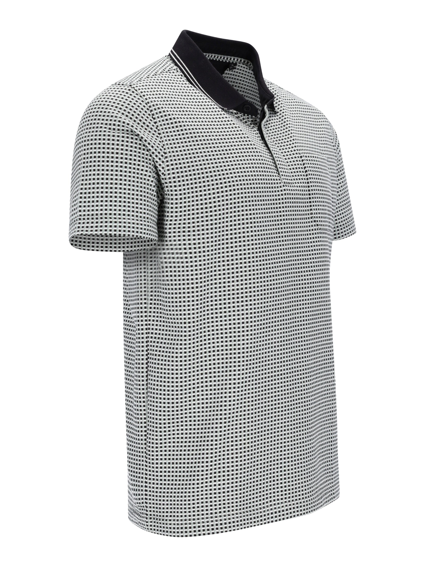 Jacquardpolo in stay fresh-Qualität