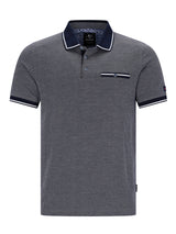 Poloshirt in diagonal Jacquarddessin - stay fresh-Qualität