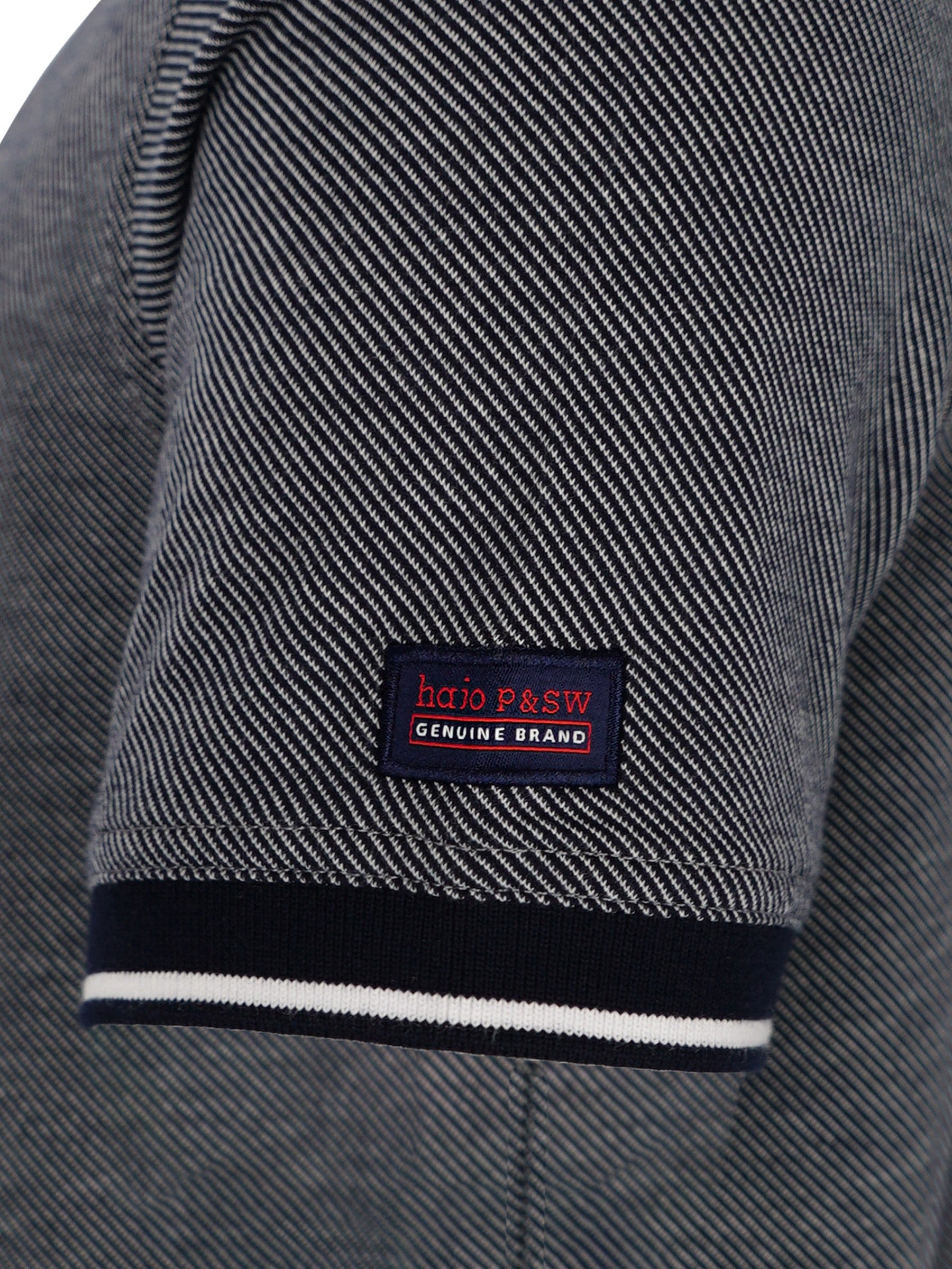 Poloshirt in diagonal Jacquarddessin - stay fresh-Qualität