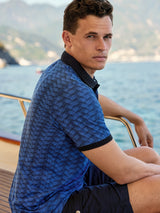 Pikee-Polo allover bedruckt in stay fresh-Qualität