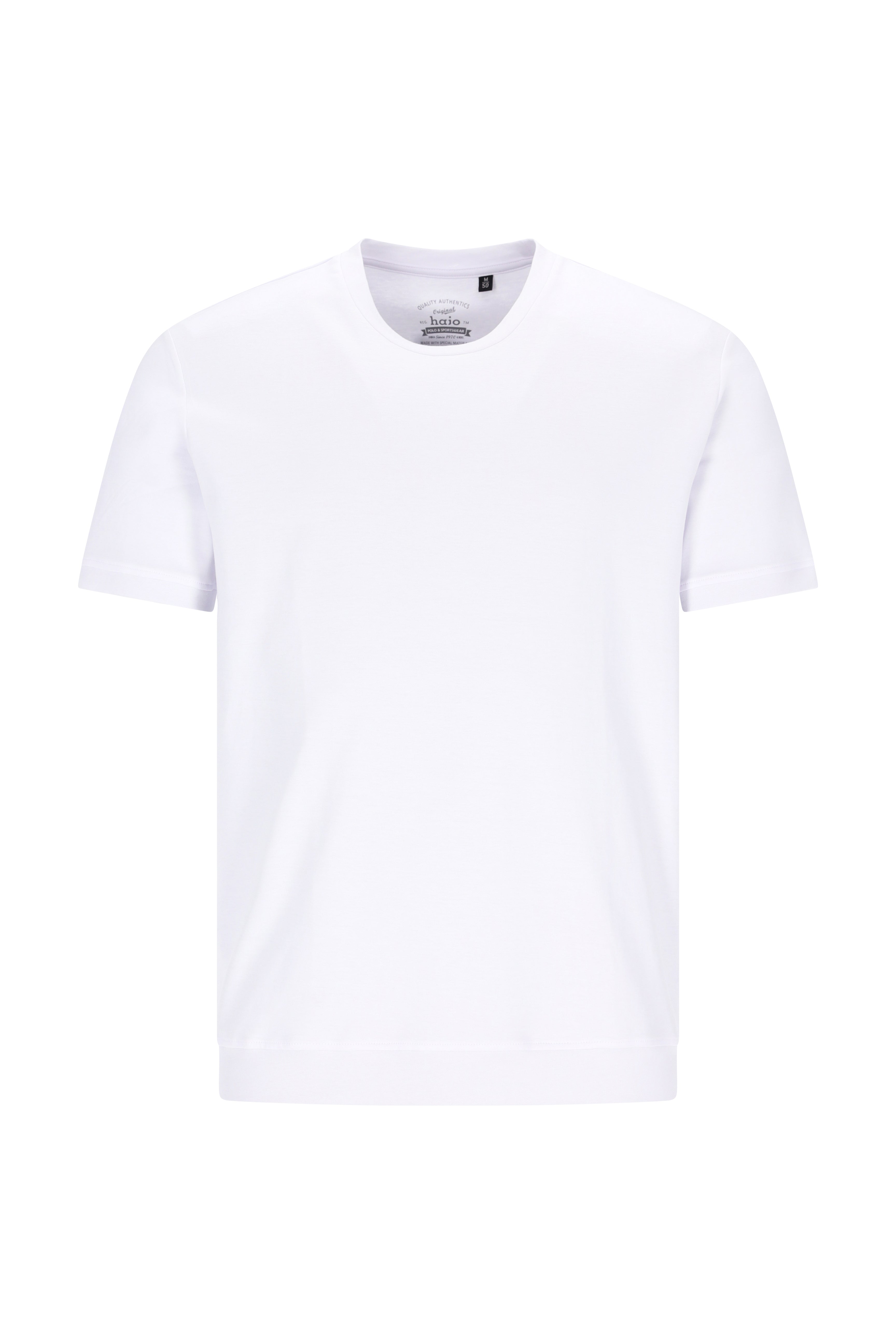 T-Shirt im Blousonstyle unifarben in reiner Baumwolle