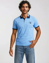 Pikee-Polo mit dezenter Bruststickerei in stay fresh-Qualität - Hajo Mode