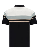 Pikeepolo aus mercerisiertem Baumwoll mit garngefärbten Bruststreifen