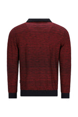Jacquard-Sweatshirt in Fineliner-Streifendessin allover