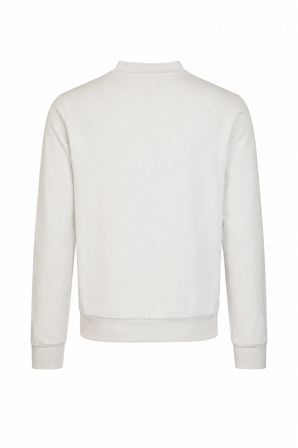 Rundhalssweatshirt "French Terry" komplett uni