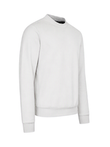 Rundhalssweatshirt "French Terry" komplett uni