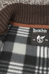 Strickjacke mit Nyloneinsätzen im Vorderteil