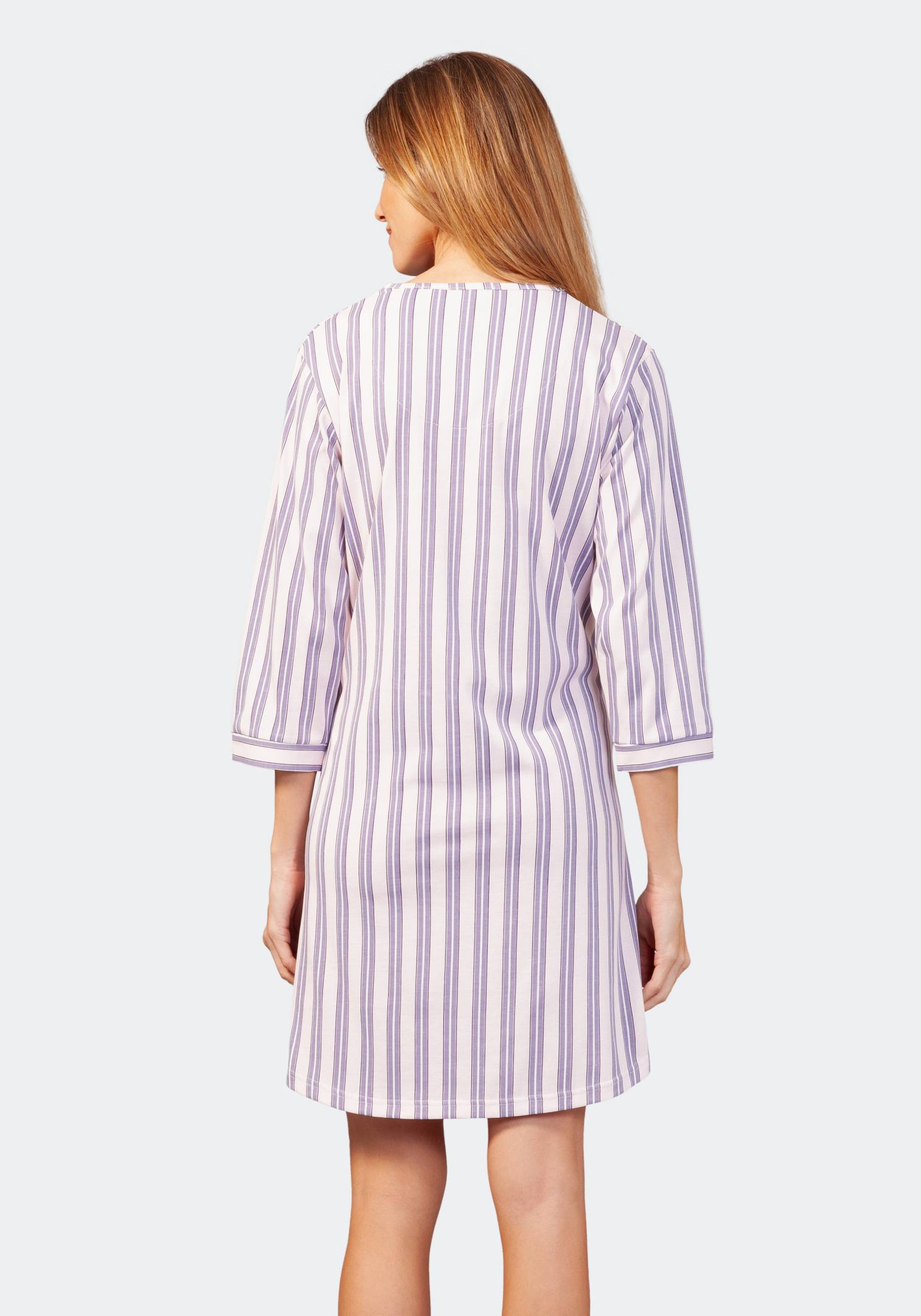 Sleepshirt mit Bündchen 90 cm Klima-Komfort - 46143-733-36/38 - Hajo Mode