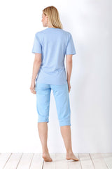 Damen Capri-Schlafanzug, Premium Cotton