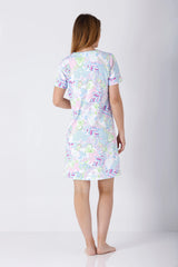 Damen Sleepshirt Klima Komfort Das Original mit pastelligem A-Linien-Nachthemd