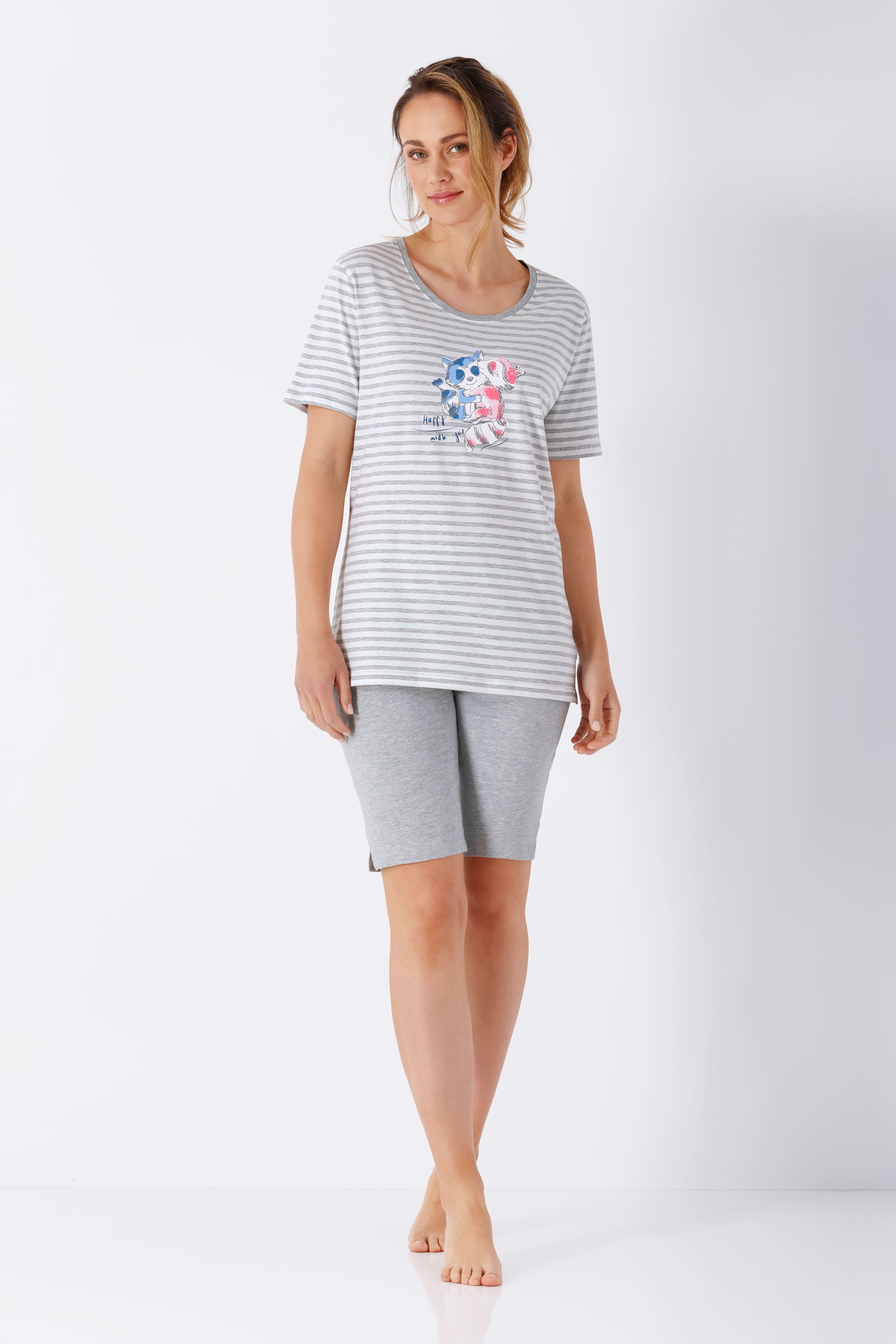 Damen Schlafanzug Shorty Bermuda Klima-Light®