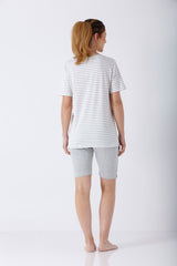 Damen Schlafanzug Shorty Bermuda Klima-Light®