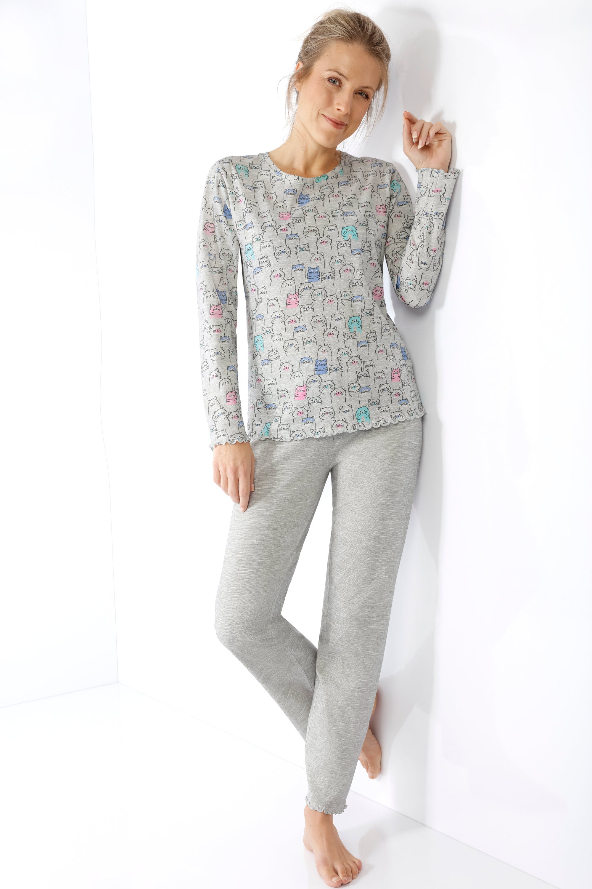 Damen Schlafanzug Premium Cotton