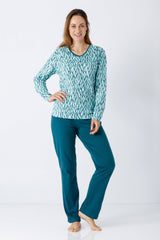 Damen Schlafanzug  Premium Cotton