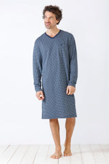 Herren NOS Nachthemd Premium Cotton Single Jersey - 50060-609-48 - Hajo Mode