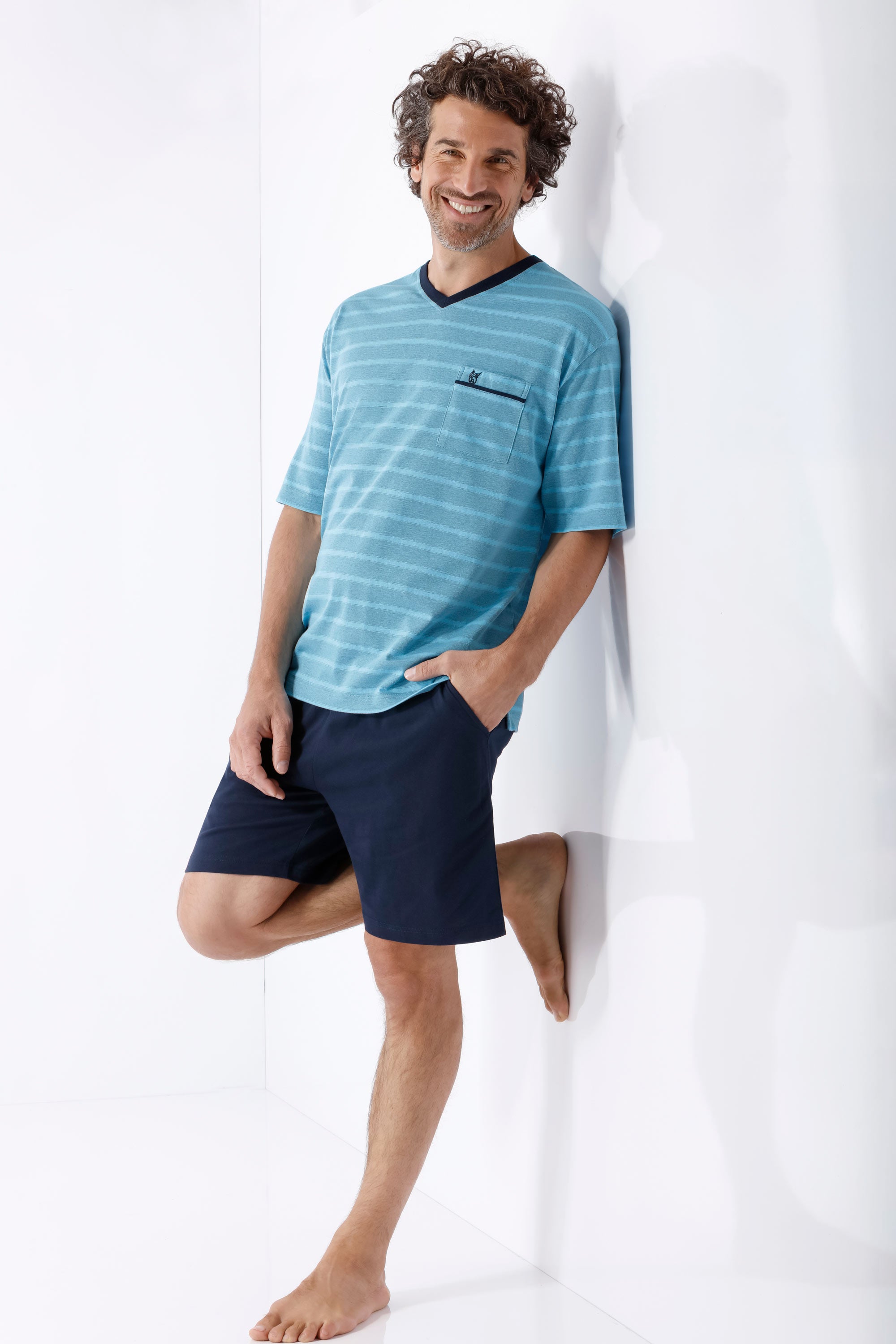 Herren Schlafanzug Shorty Klima-Light®