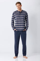 NOS Herren Schlafanzug Premium Cotton