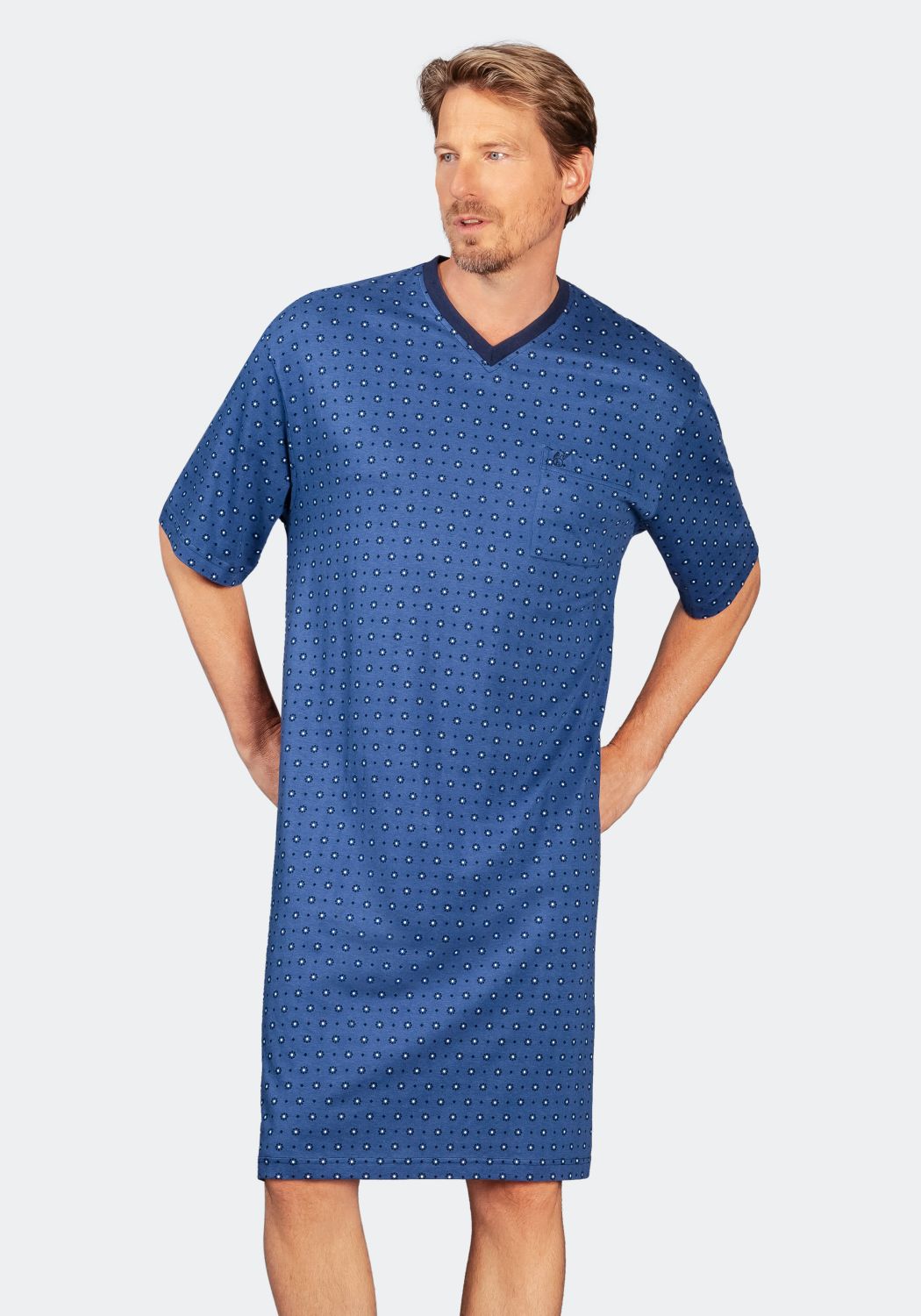 Nachthemd 110cm Premium Cotton / Tencel - 53713-624-46 - Hajo Mode