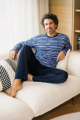 Herren Schlafanzug Klima Soft