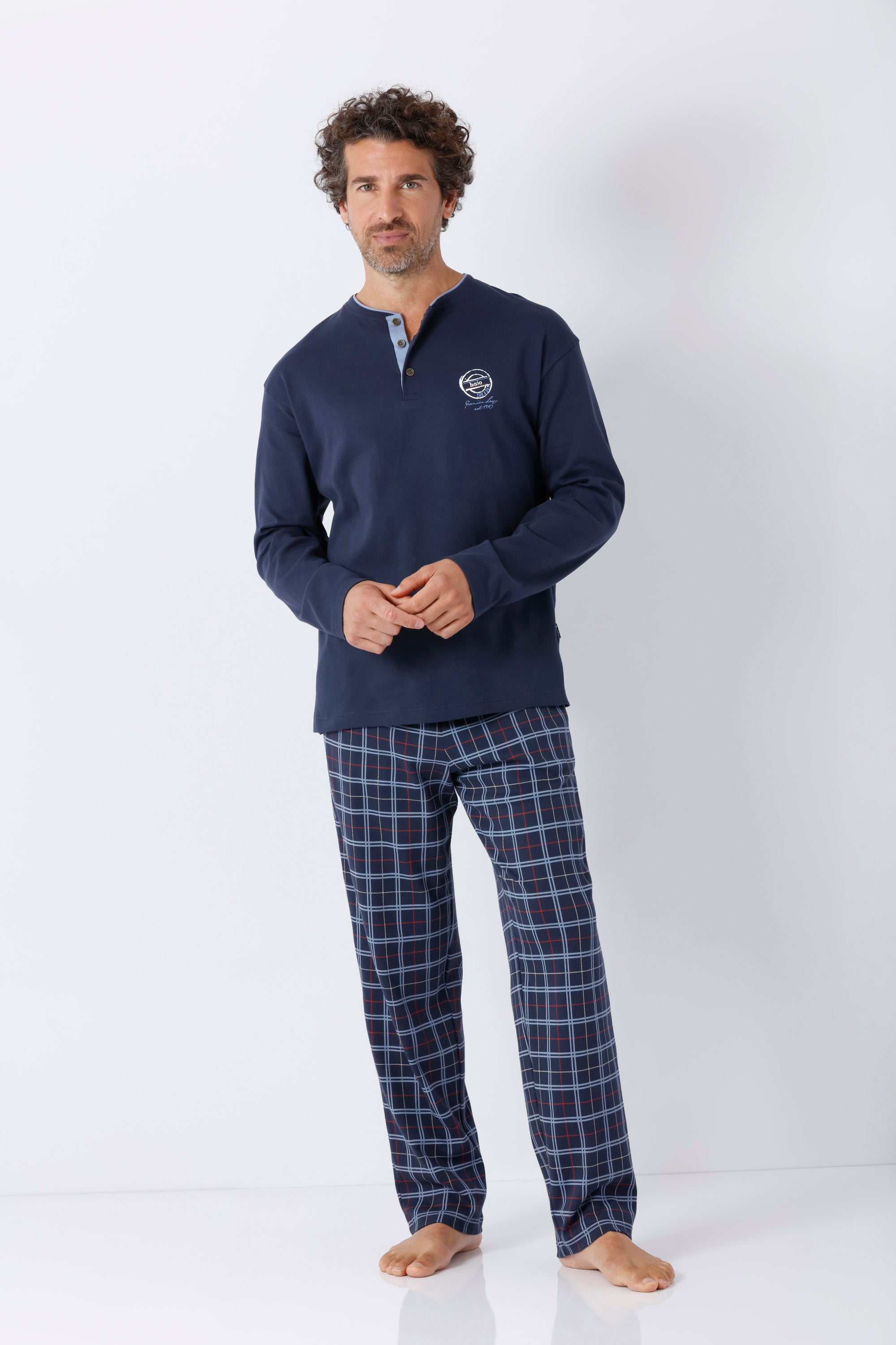 Herren Schlafanzug Premium Cotton