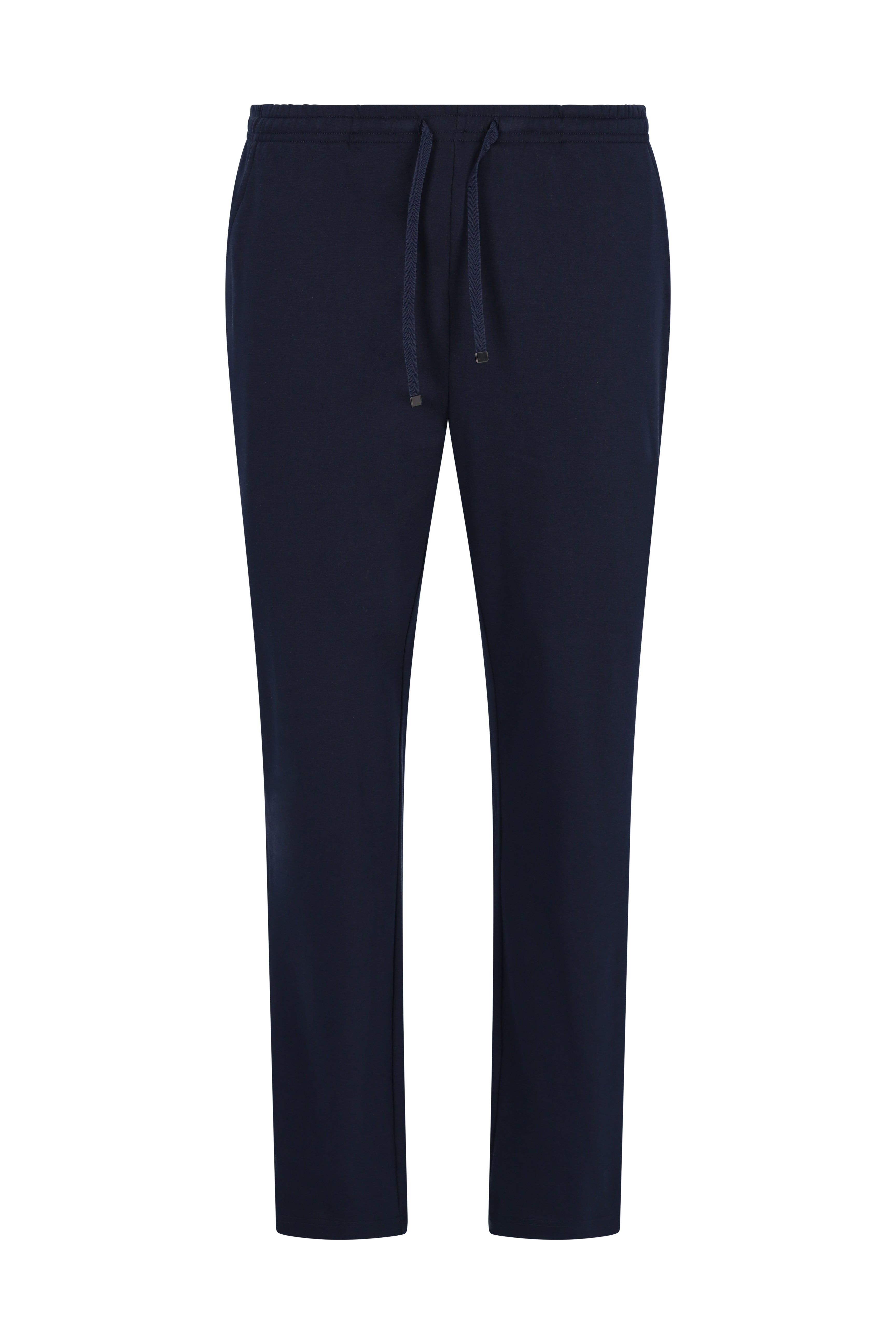 Navyblaue Baumwoll-Jogginghose Klima Komfort mit Kordelbund