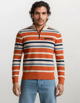 Sweatshirt in Multicolorstreifen - stay fresh-Qualität