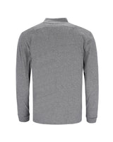 Graues Langarm-Shirt mit Rollkragen.